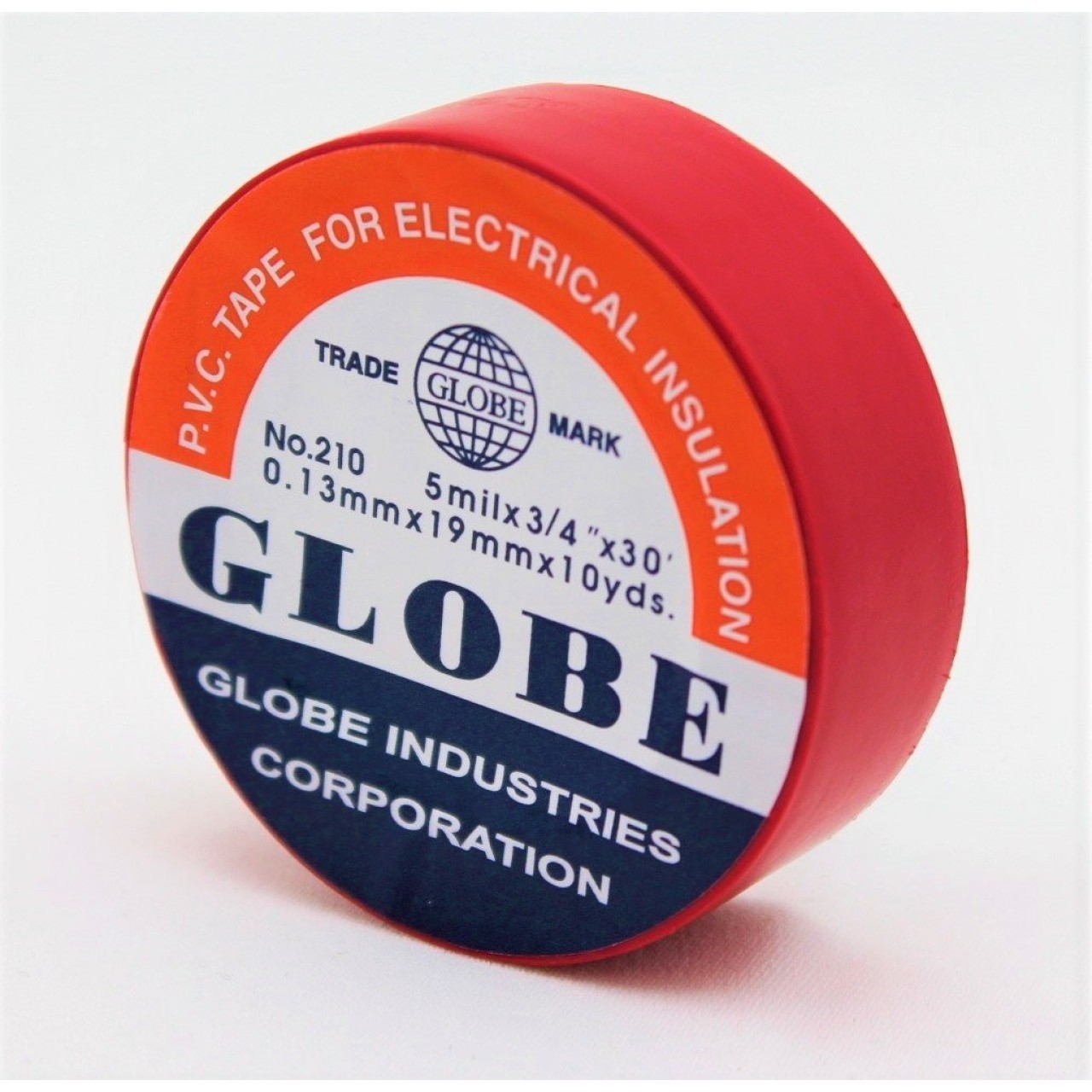 0,13X19X10YRDS İZOLE BANT GLOBE KIRMIZI