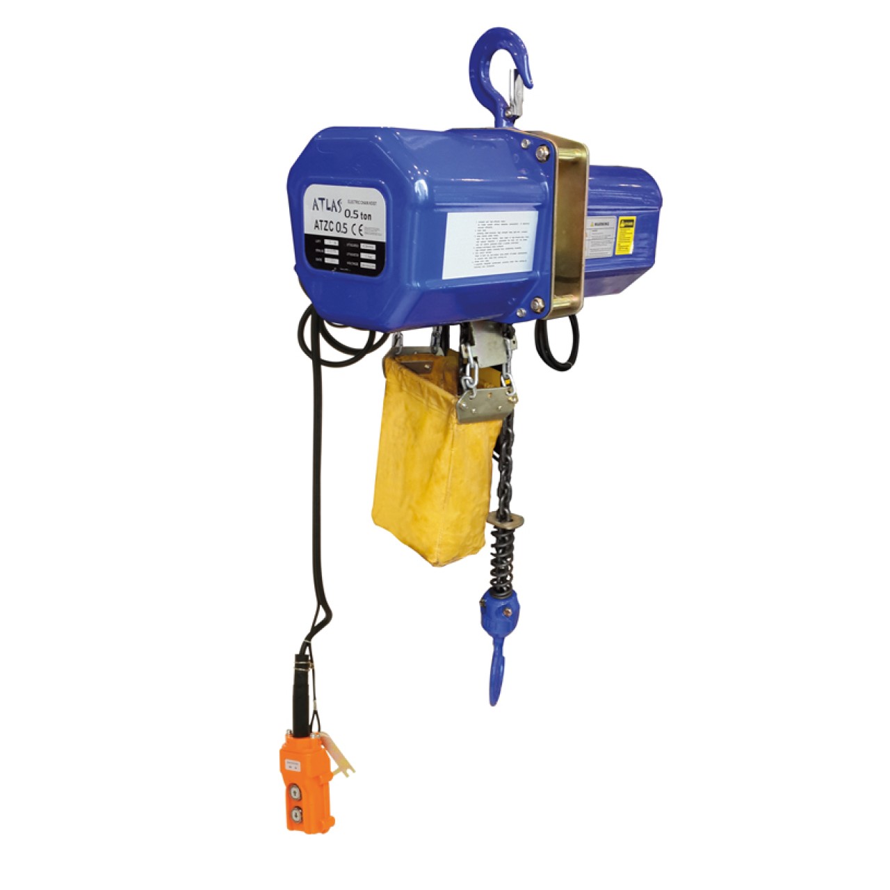 0,5 TON 6MT HIZLI ELEKTRİKLİ ZİNCİRLİ VİNÇ ATLAS