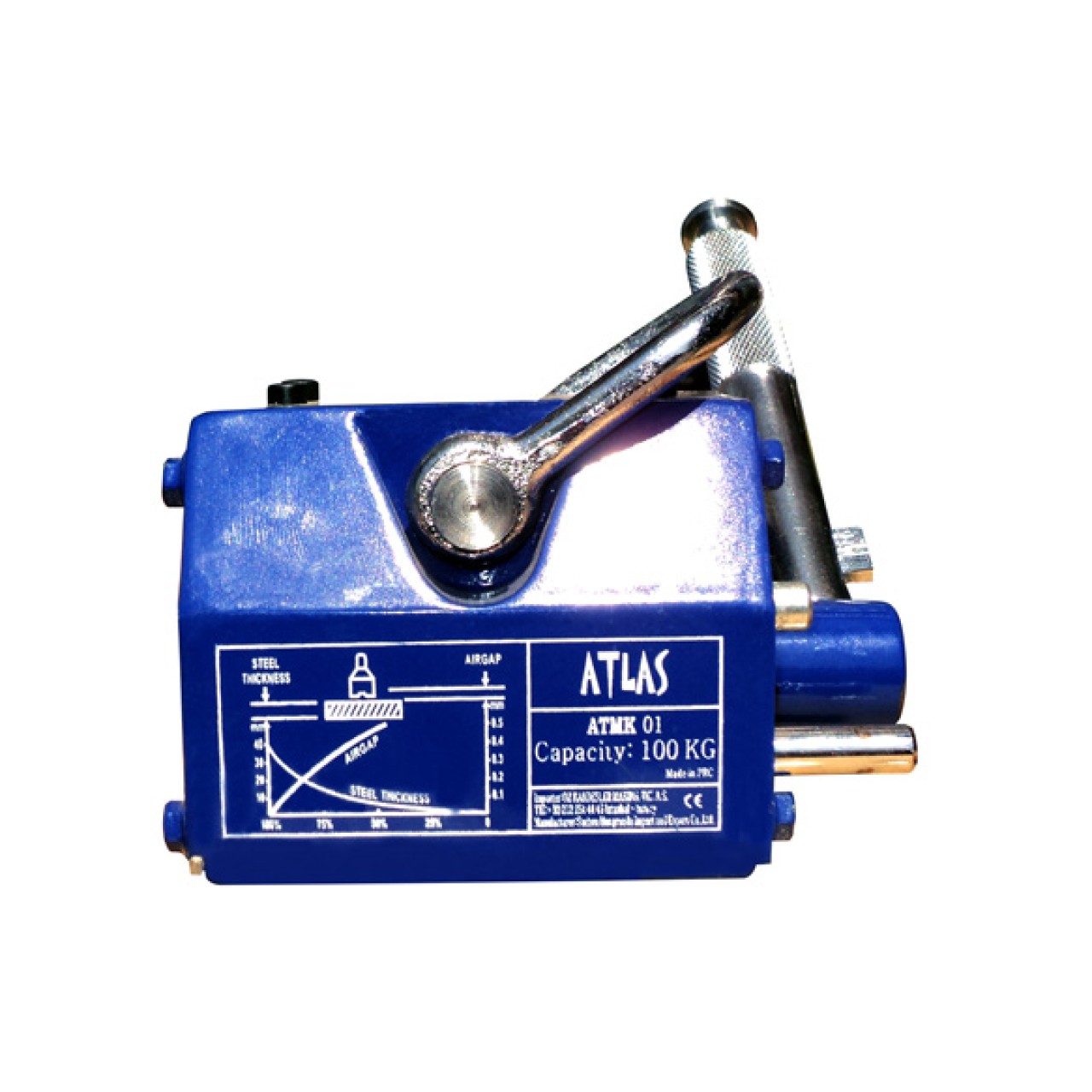 100KG.ÜNİVERSAL MANYETİK KALDIRMA ATLAS