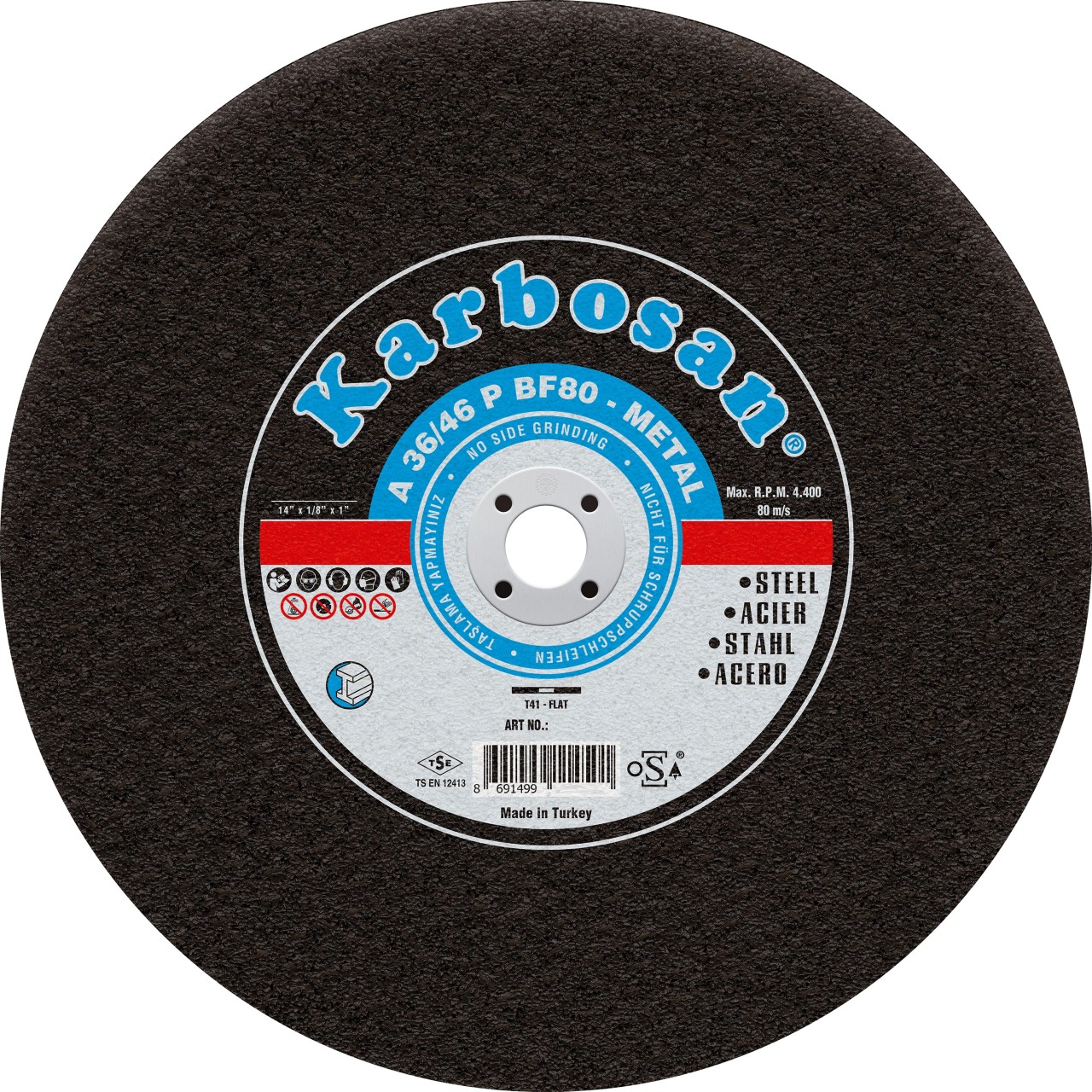 300X3X30 NK DÜZ KESİCİ TAŞ