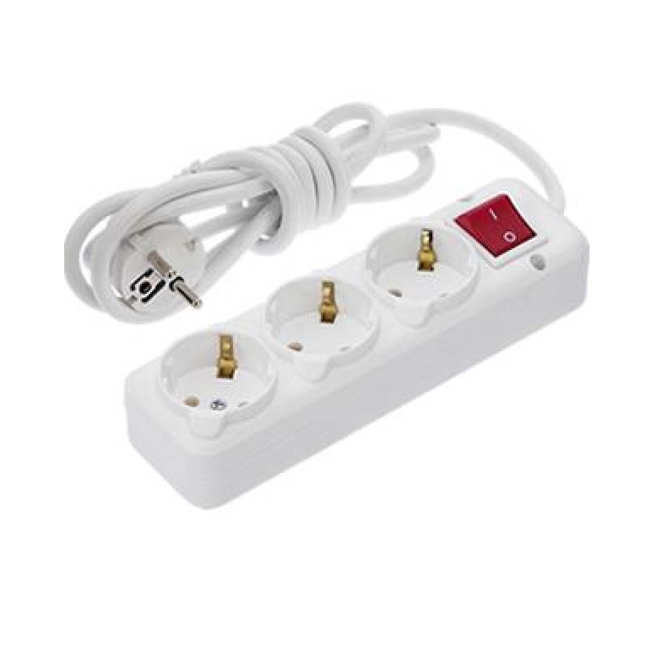 3'LÜ ANAHTARLI TOPRAKLI PRİZ 2MT