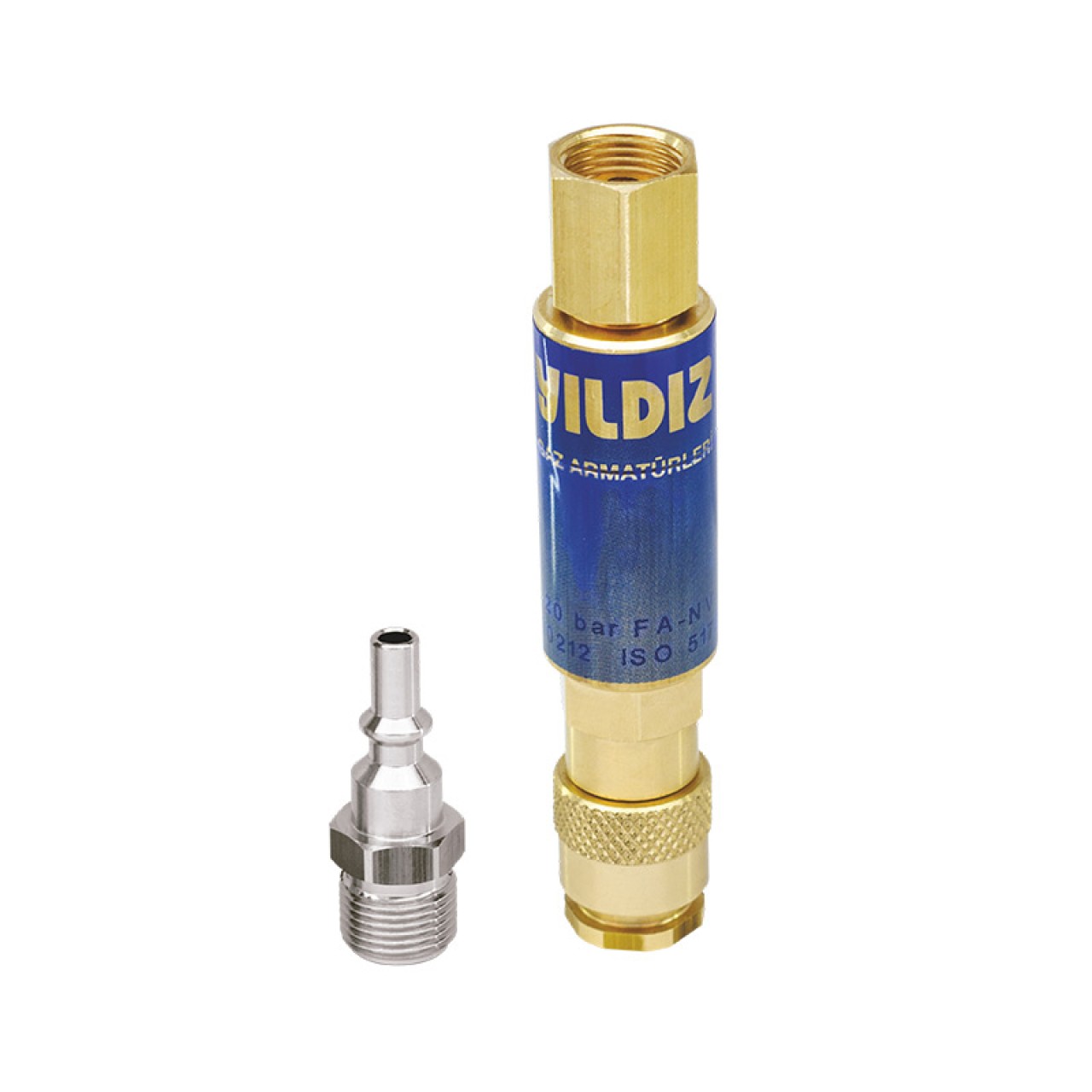 ALEV EMNİYET VALFİ BAS.DÜŞ.OKS.G3/8''Q.COUPLİNG