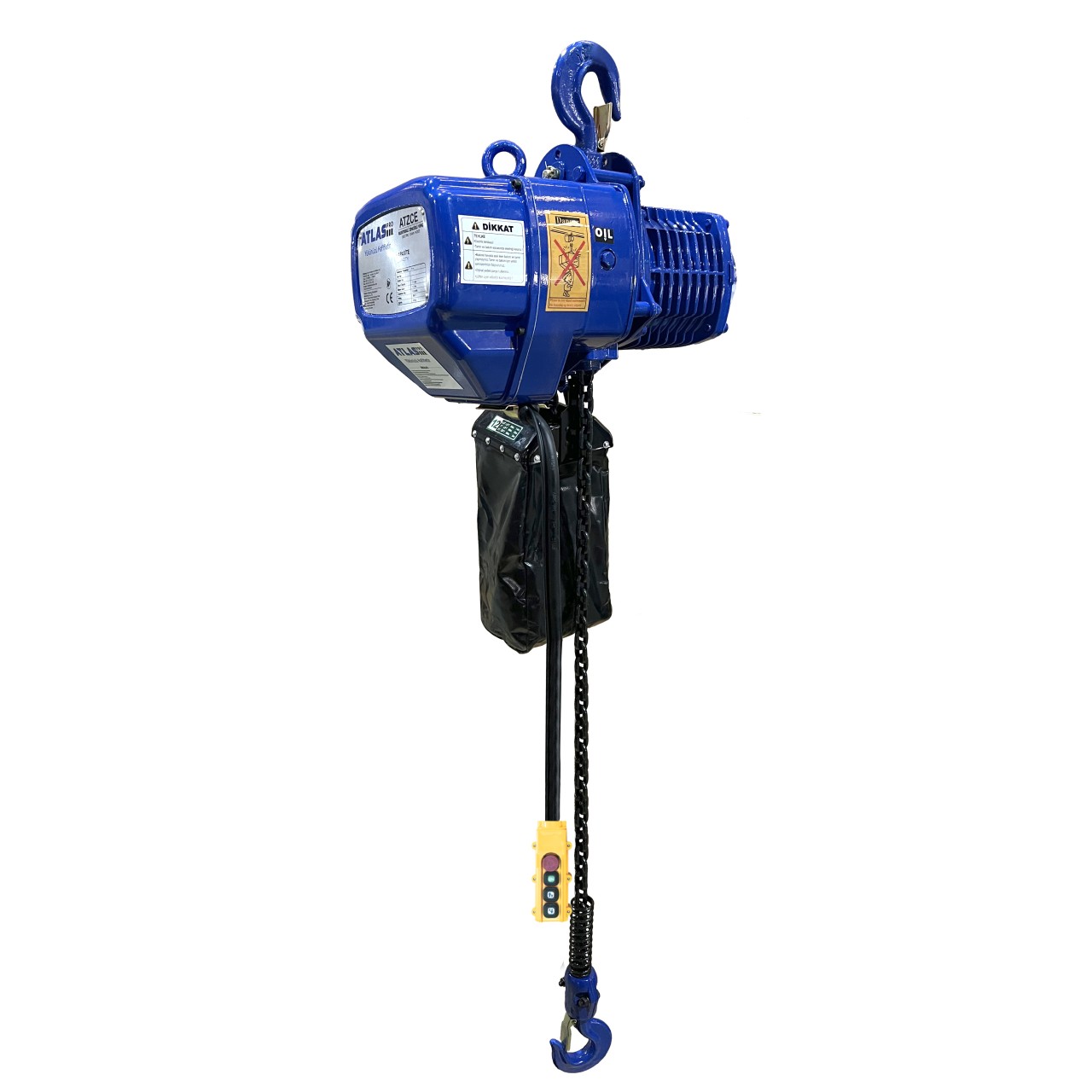 ATLAS 3 TON 12 METRE 380V ZİNCİRLİ VİNÇ