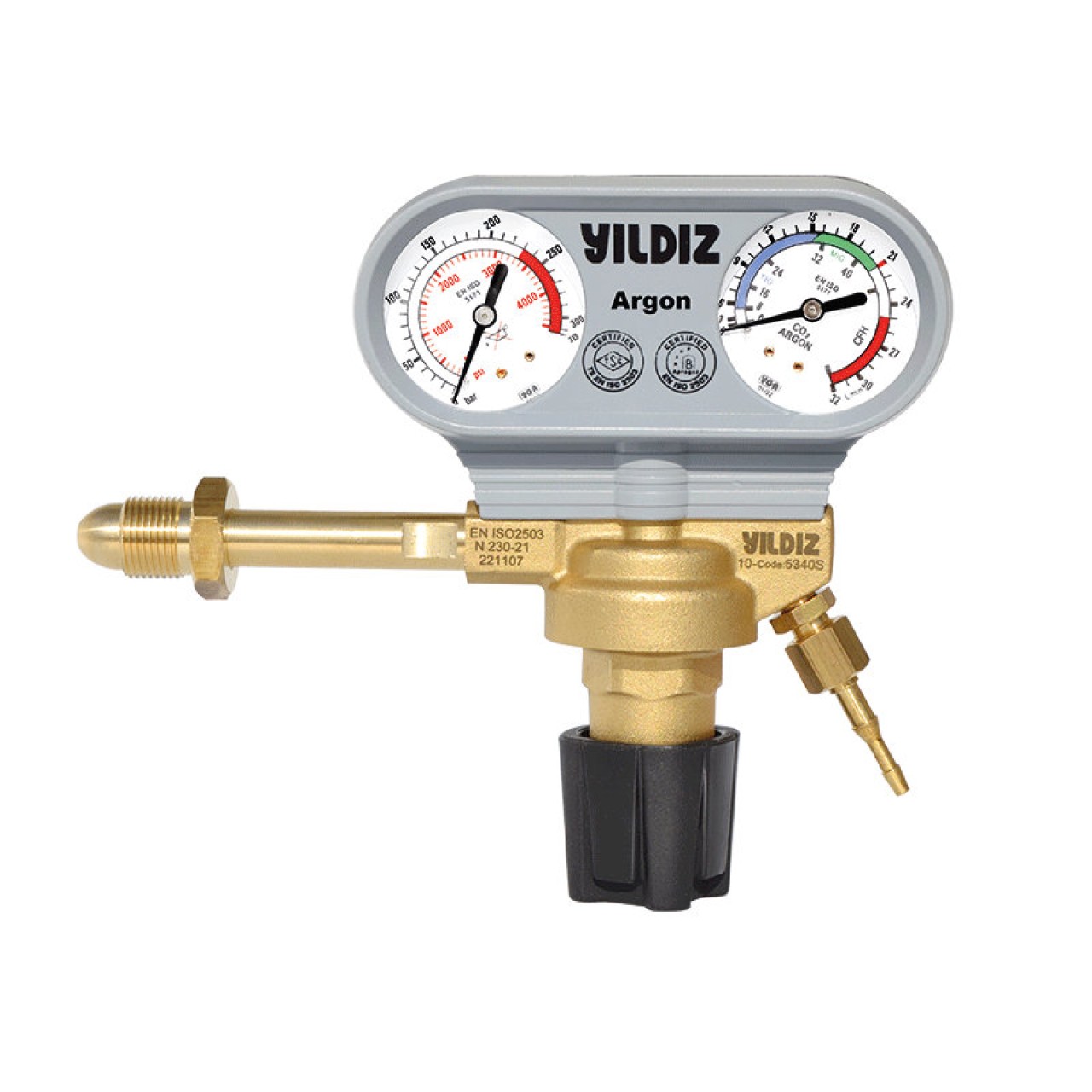 BASINÇ DÜŞÜRÜCÜ ARGON-KARIŞIM GAZ