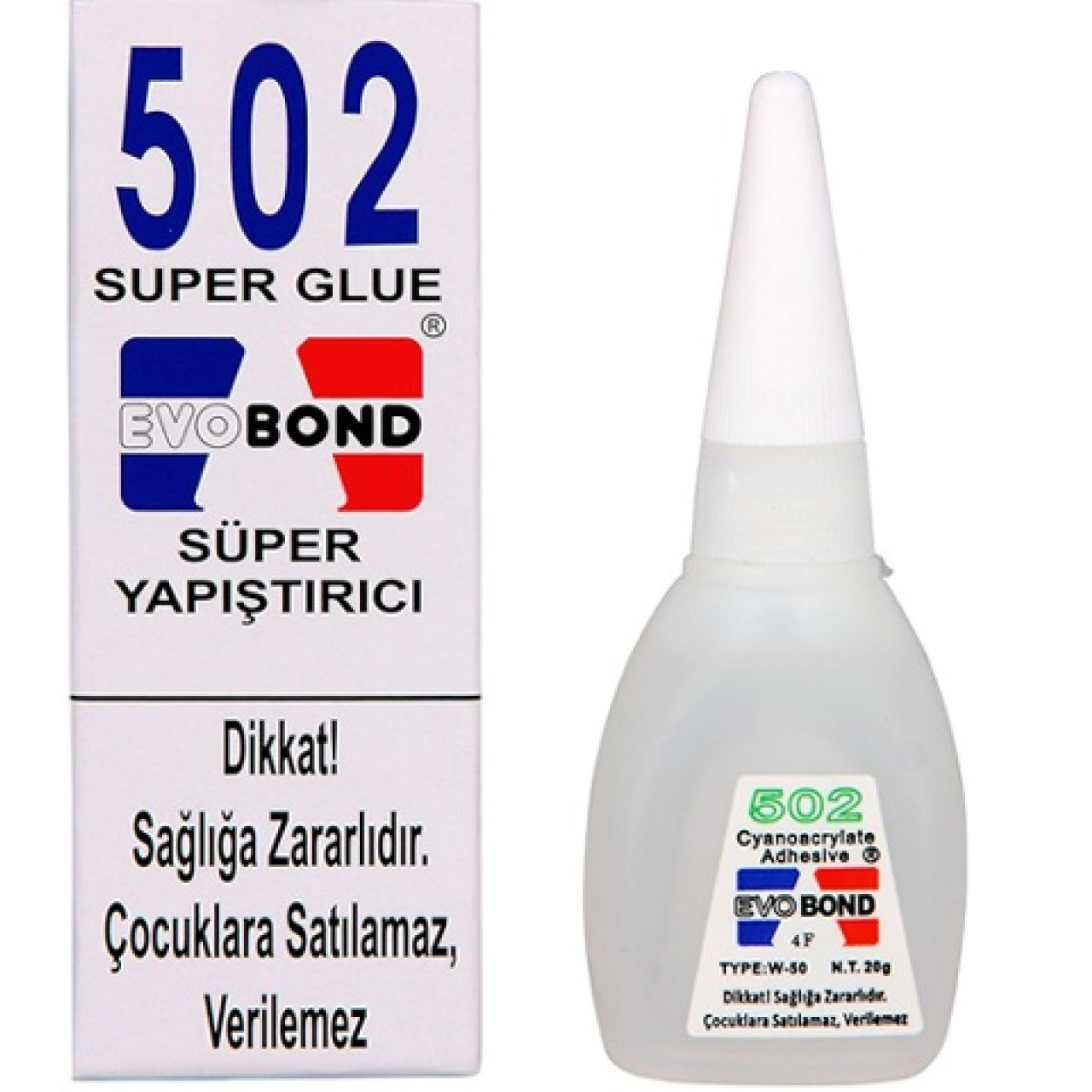 EVOBOND 502 YAPIŞTIRICI 20GR KUTULU