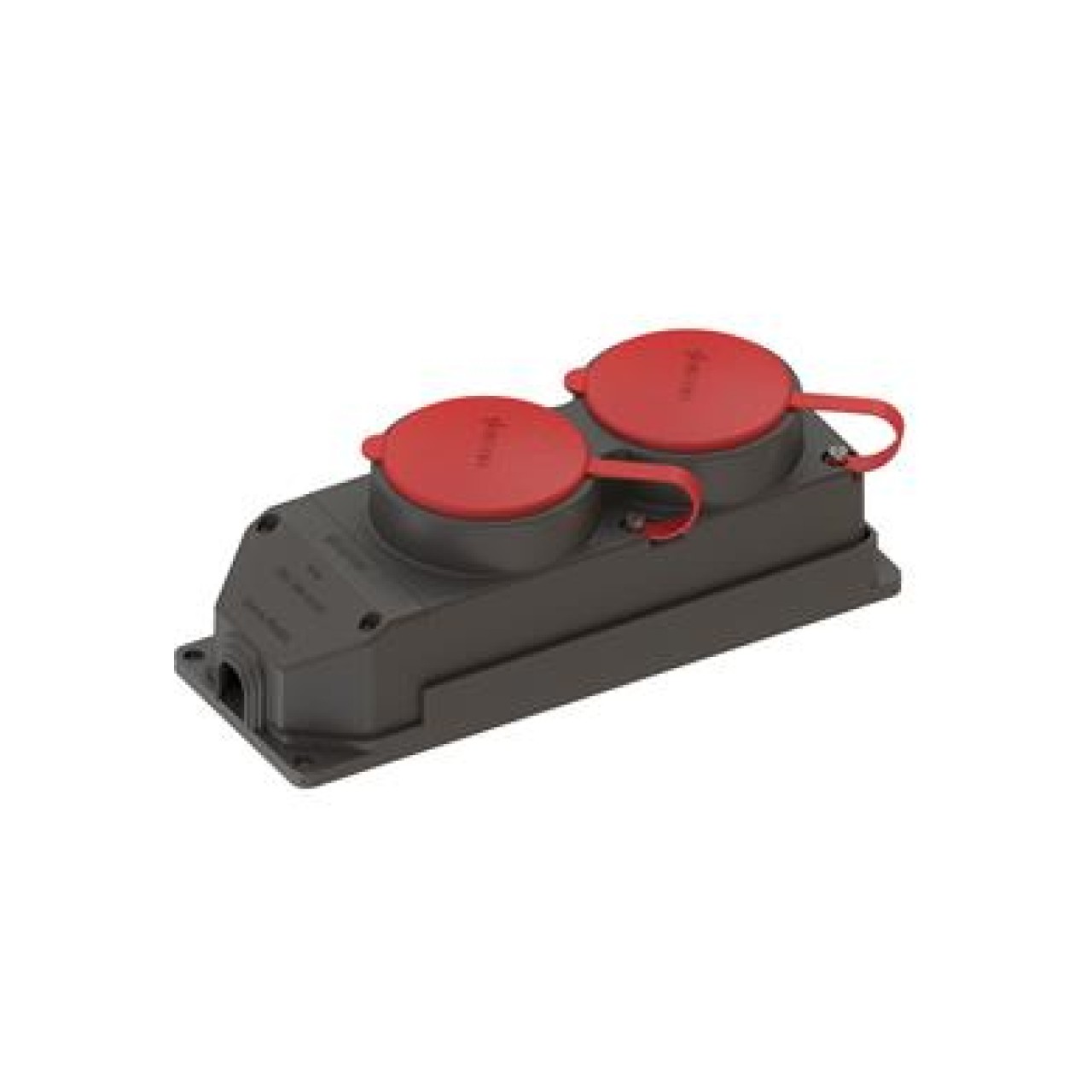 KAUÇUK 3X25 2'Lİ GRUP PRİZ