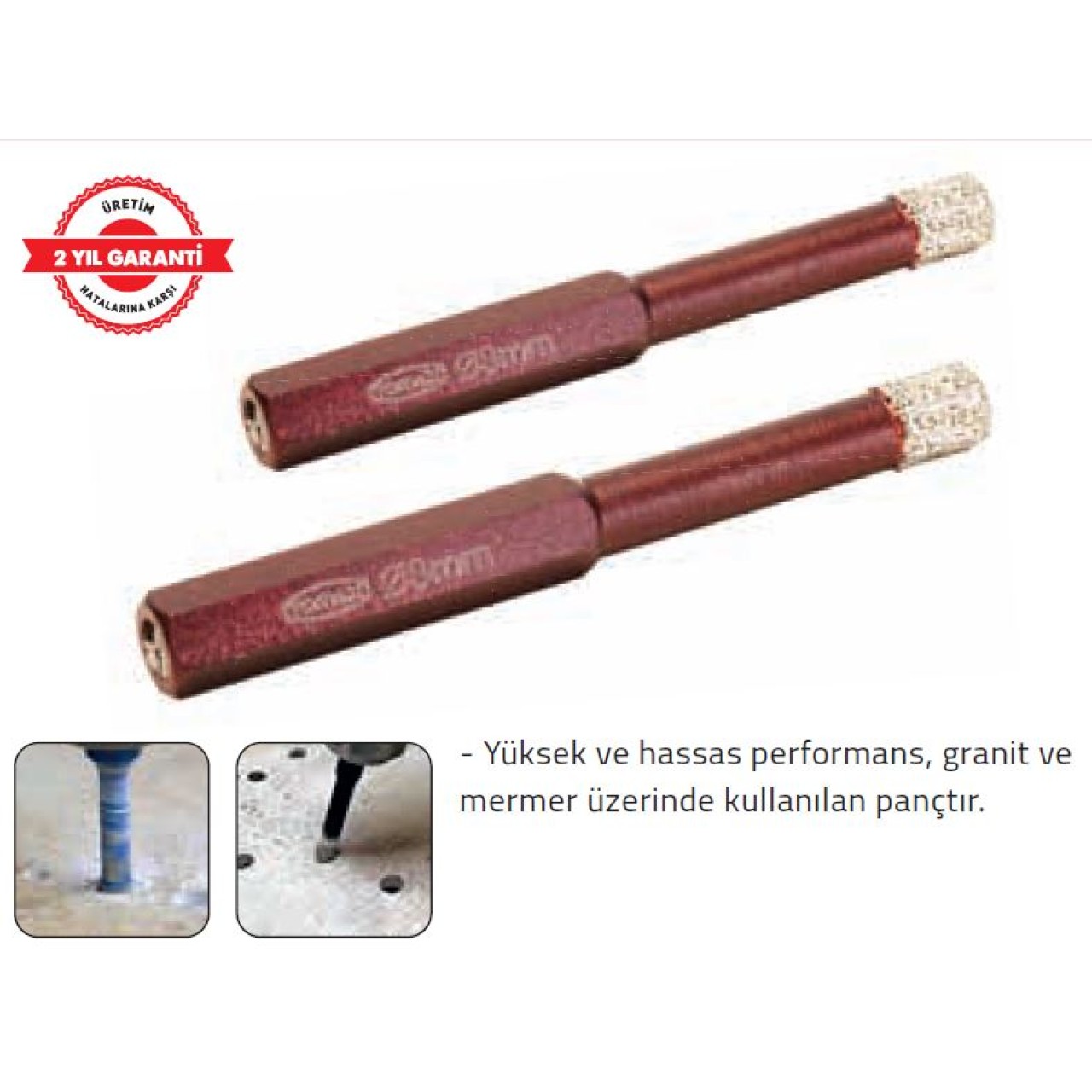 MERMER GRANİT PANÇ ALTIGEN SAP HEX 6MM