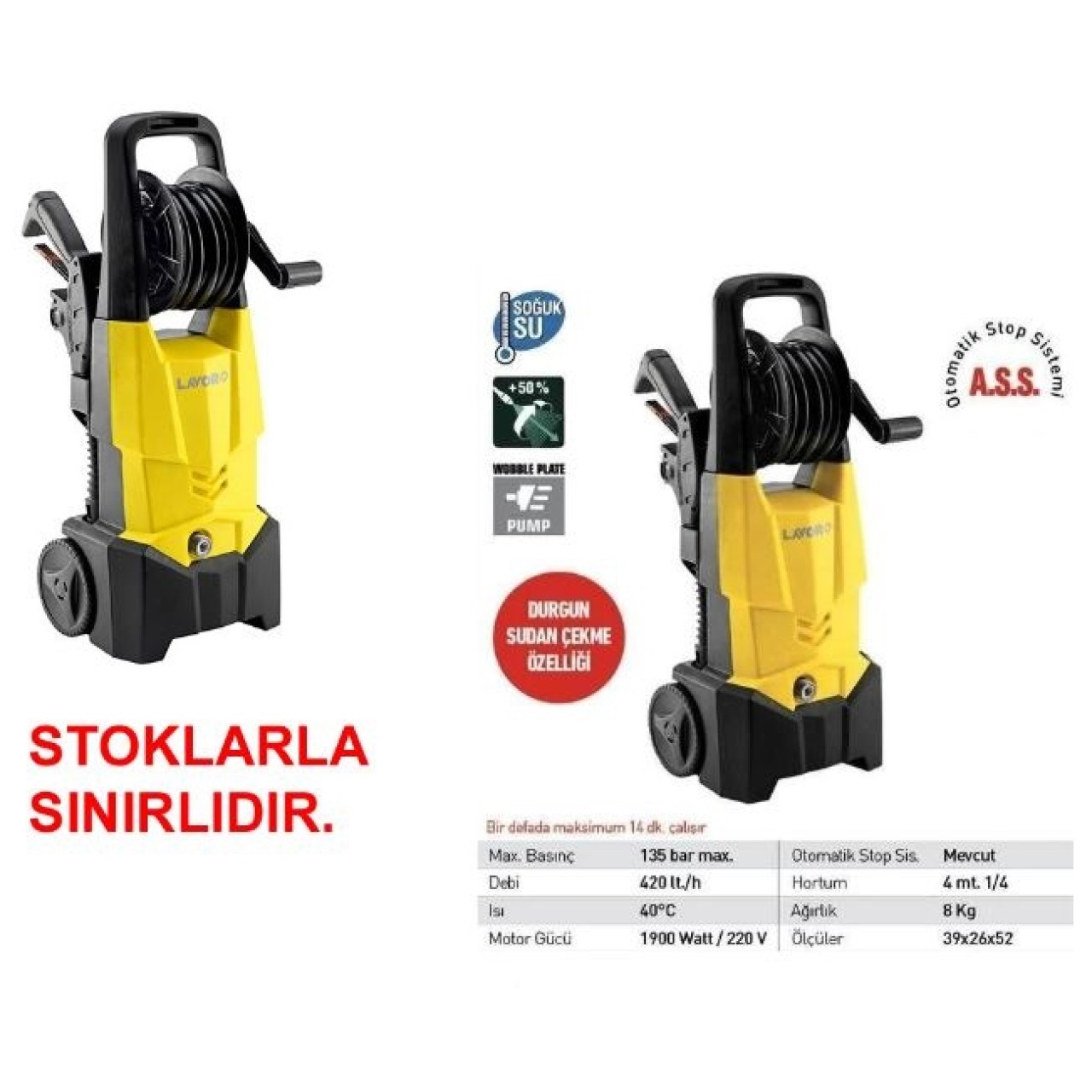 ONE EXTRA 135 YIKAMA MAKİNASI