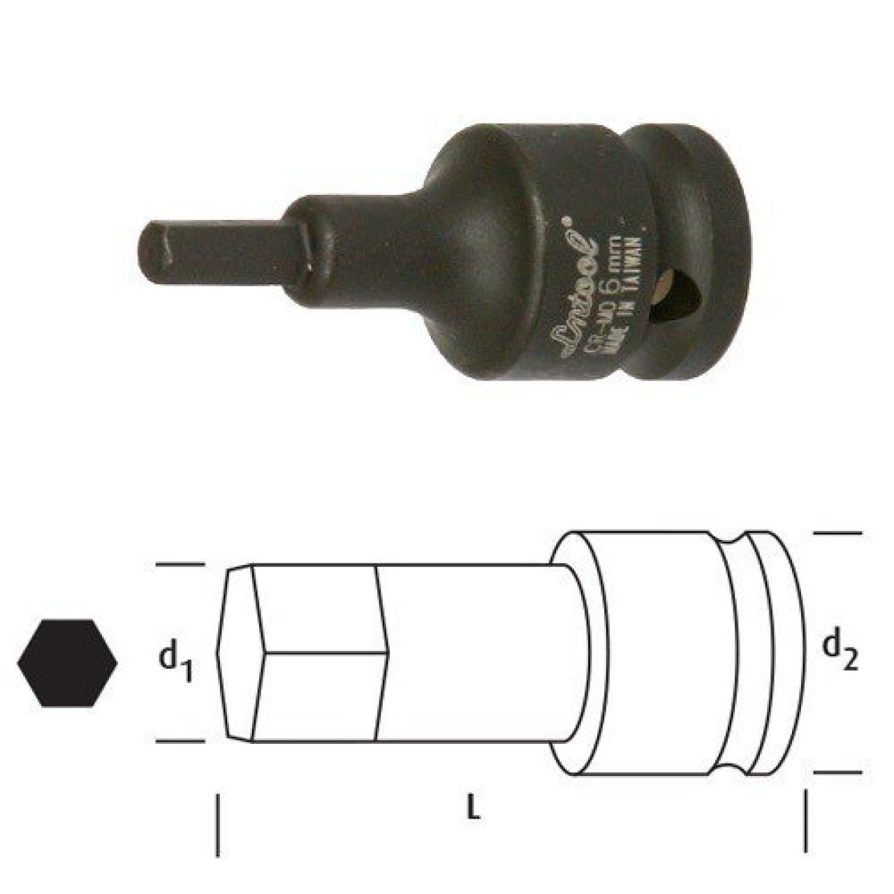 OSAKA 1/2'' ALLEN LOKMA 10MM
