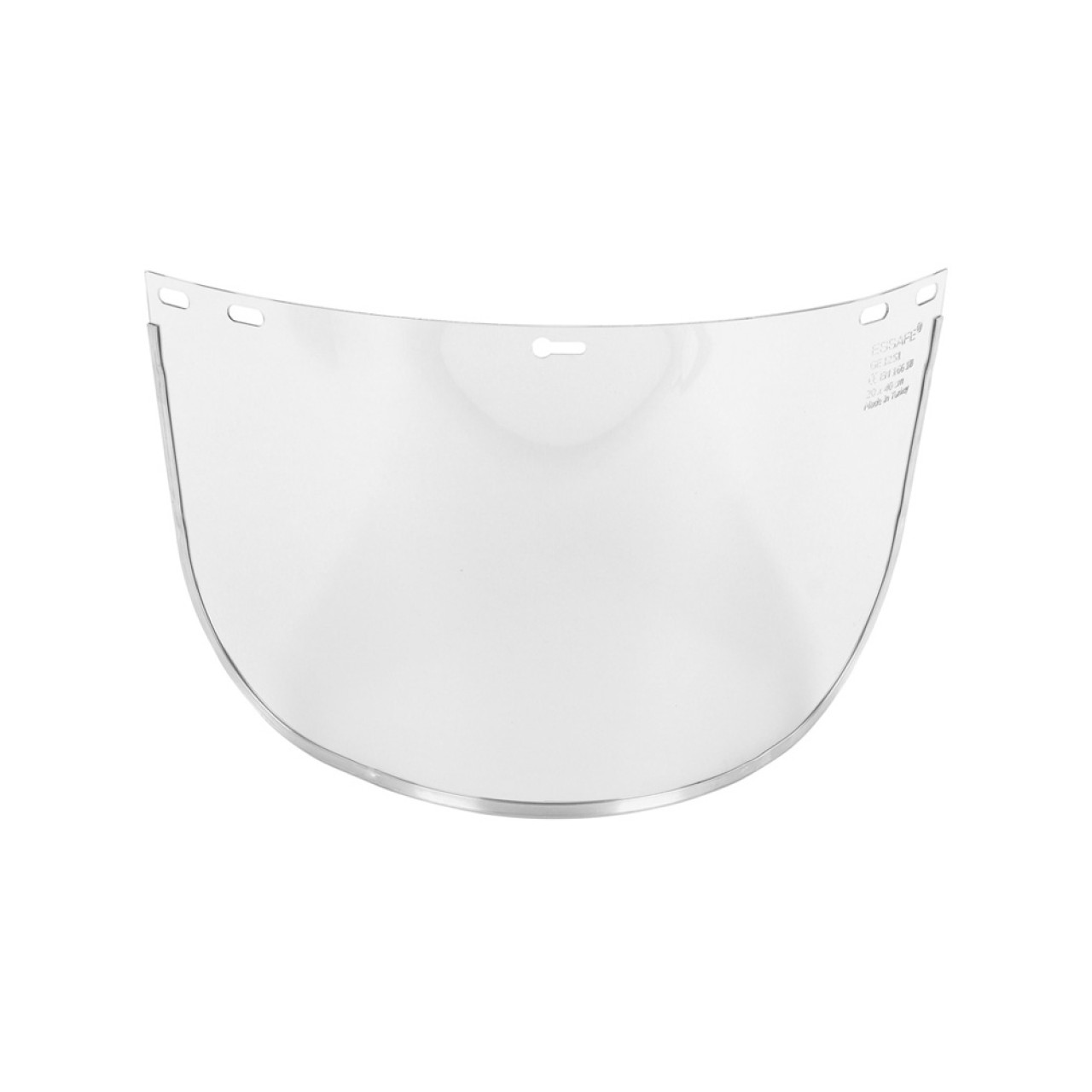 ŞEFFAF ALÜMİNYUM DESTEKLİ VİZÖR CAM 20X40CM.