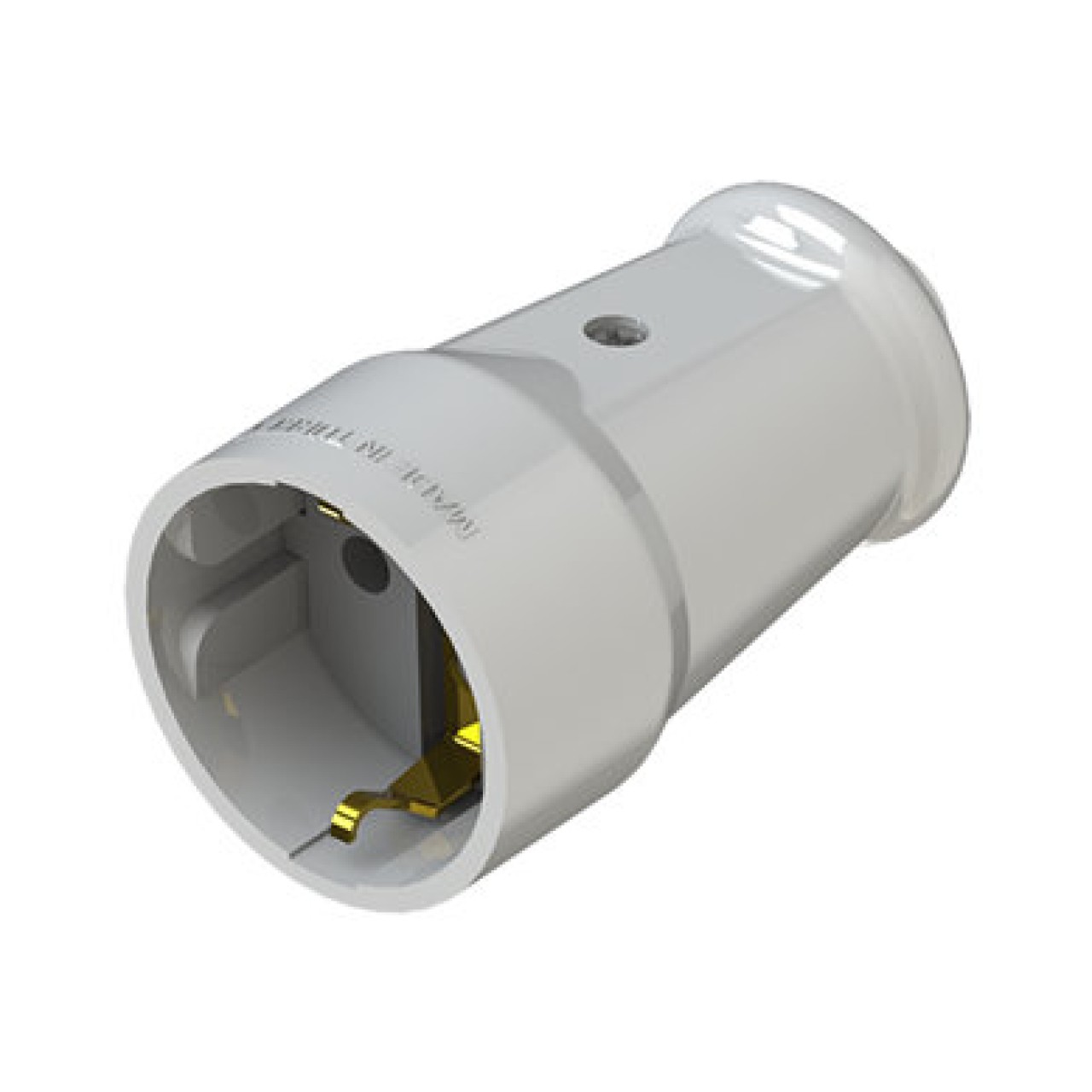 TAŞINABİLİR TOPRAKLI PRİZ BEYAZ