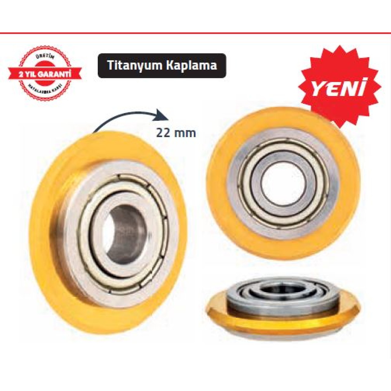 TOMAX SERAMİK KESME ELMASI 22MM YEDEĞİ TİTANİUM