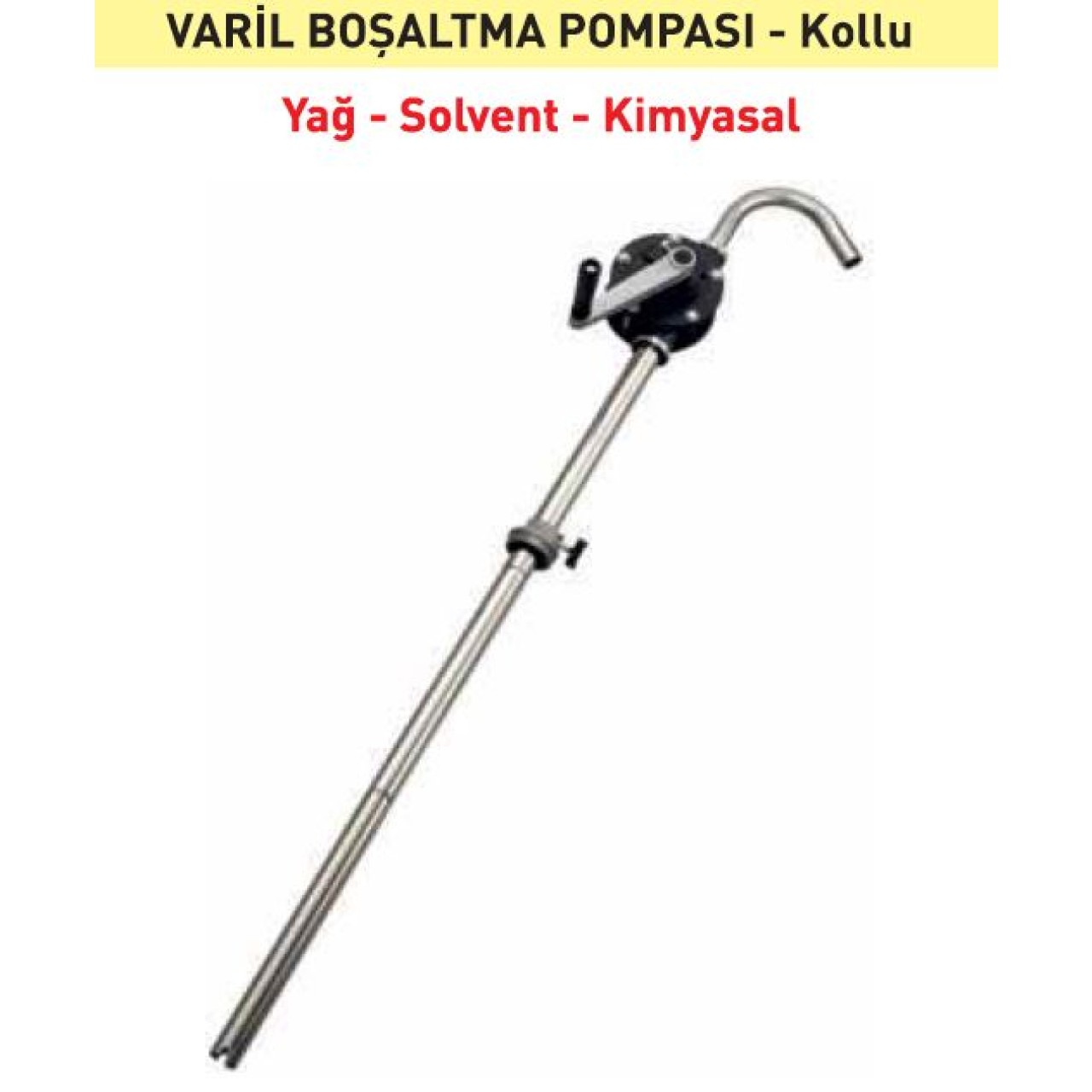 VARİL BOŞALTMA POMPASI KOLLU 30LT JW218