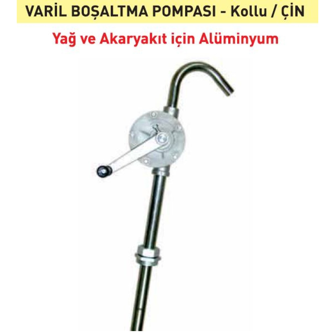 VARİL BOŞALTMA POMPASI KOLLU 30LT THP8